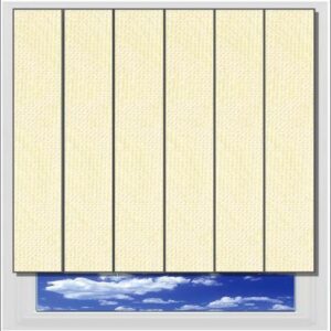 Wysper Cream vertical blind