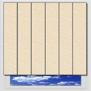 Zara Cream vertical blind