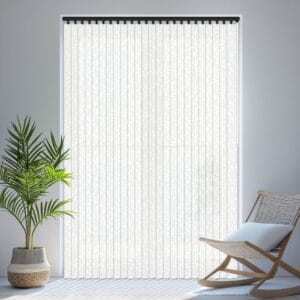 Chatsworth White Vertical Blind