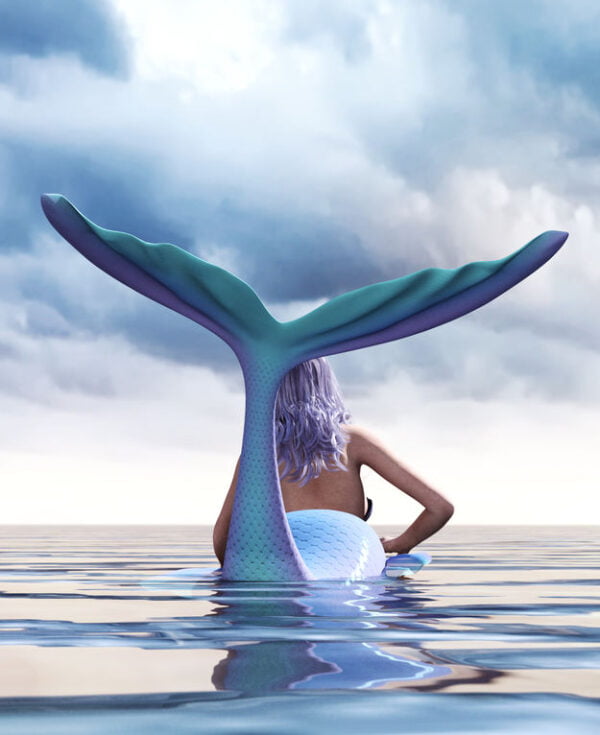 Mermaid Digitally Printed Photo Roller Blind