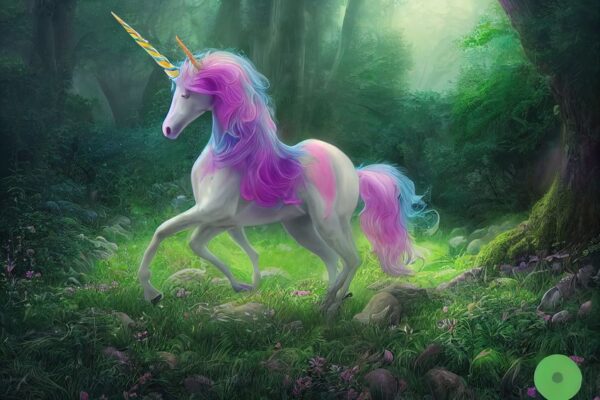 Mythical Unicorn Digitally Printed Photo Roller Blind