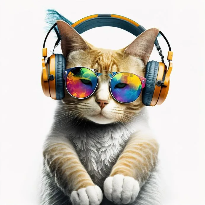 Cool Cat Digitally Printed Photo Roller Blind - Image 2