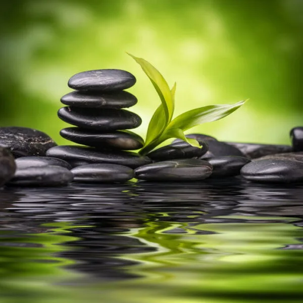 Zen Stones Digitally Printed Photo Roller Blind