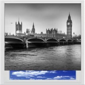 Big Ben BW Digitally Printed Photo Roller Blind