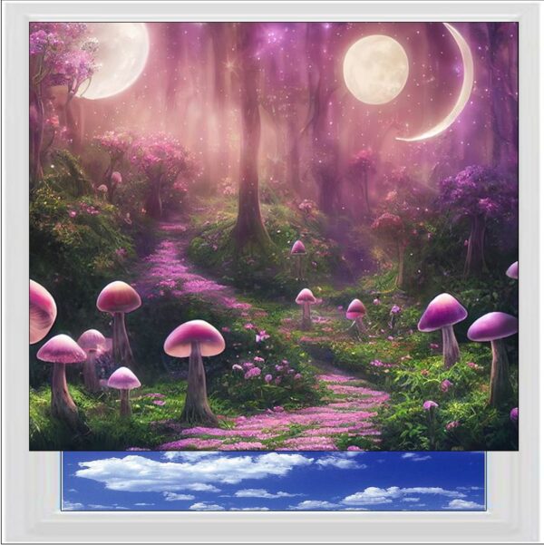 Enchanted Fairy Forest Digitally Printed Photo Roller Blind