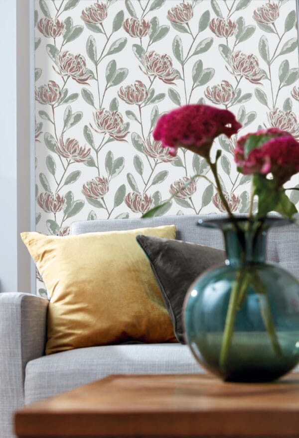 Chrysanthemum Blackout Roller Blind