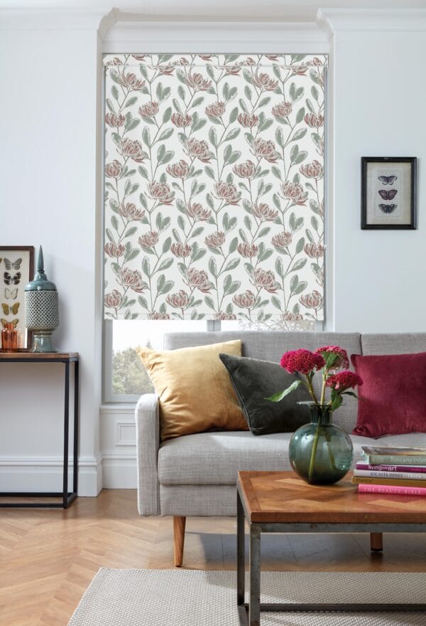 Chrysanthemum Blackout Roller Blind