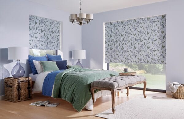 Chrysanthemum Lakes Blackout Roller Blind