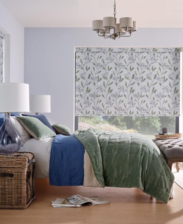 Chrysanthemum Lakes Blackout Roller Blind