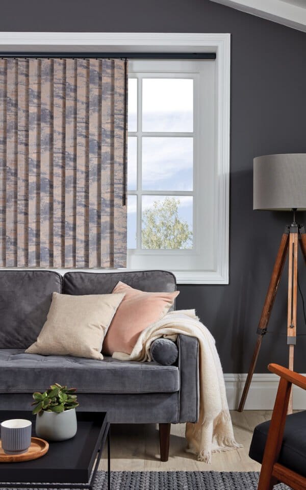 Argent Copper Blackout Vertical Blind