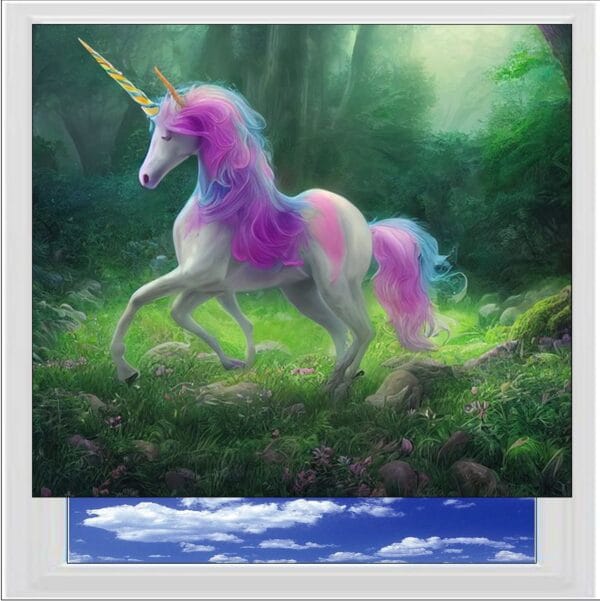 Mythical Unicorn Digitally Printed Photo Roller Blind