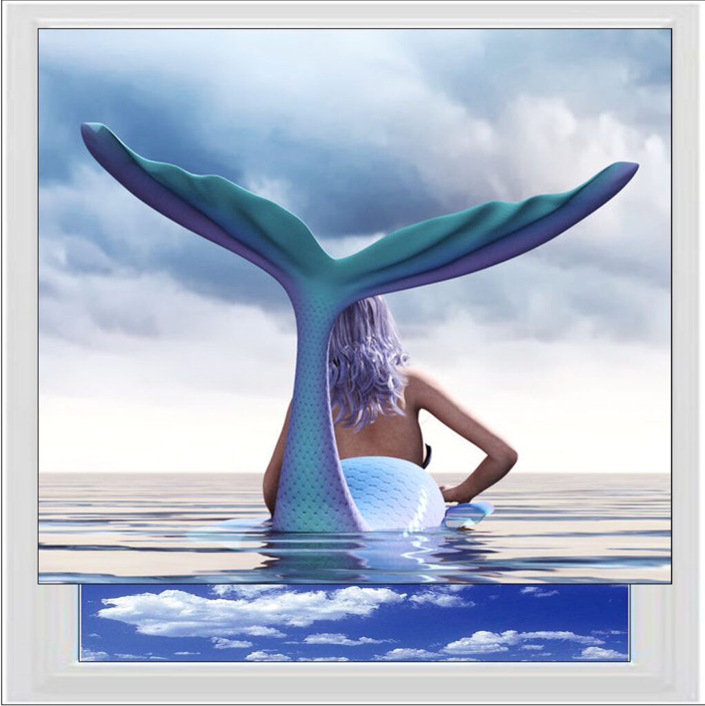 Mermaid Photo Roller Blind