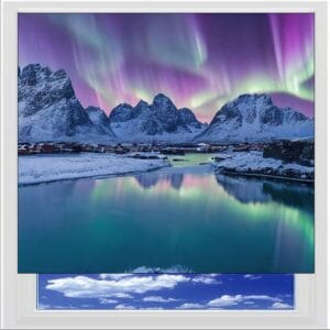 Northern Lights Digitally Printed Photo Roller Blind