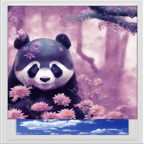 Panda Digitally Printed Photo Roller Blind