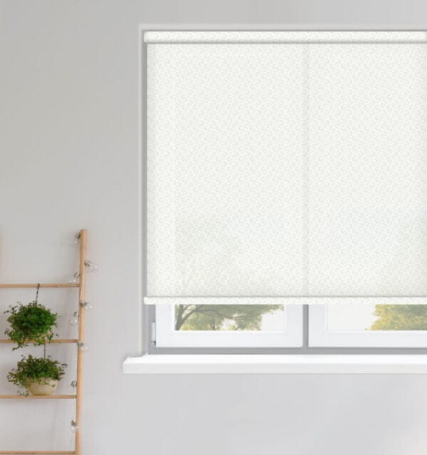 Aurora White Roller Blind