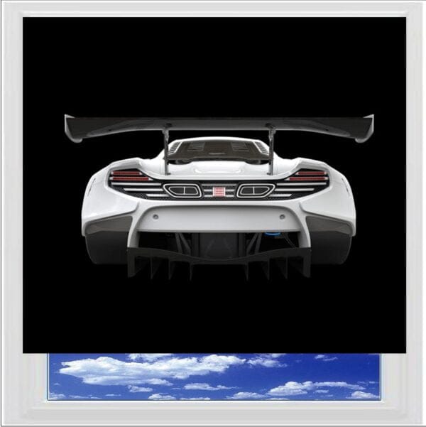 Sports Car Rear Digitally Printed Photo Roller Blind