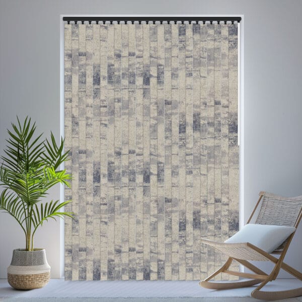 Argent Mercury Blackout Vertical Blind