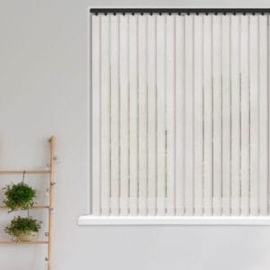 Cascade White Vertical Blind