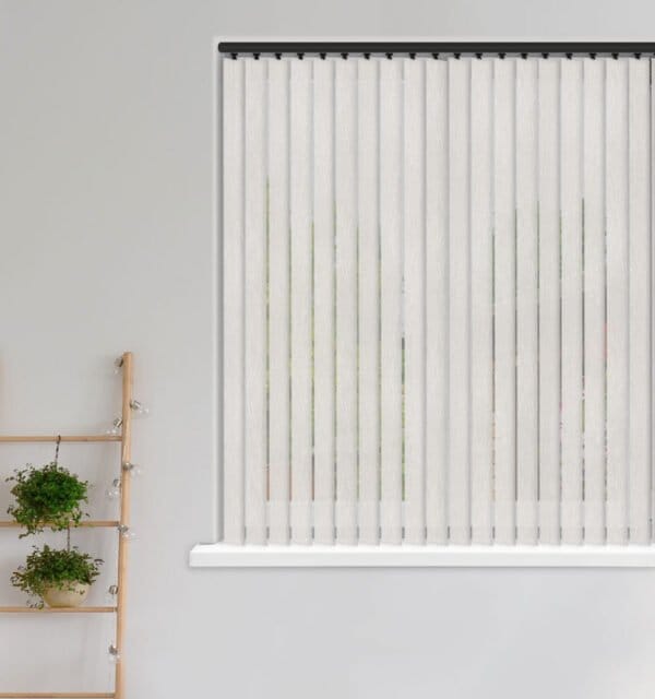 Cascade White Vertical Blind