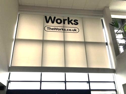 Logo Printed Roller Blinds