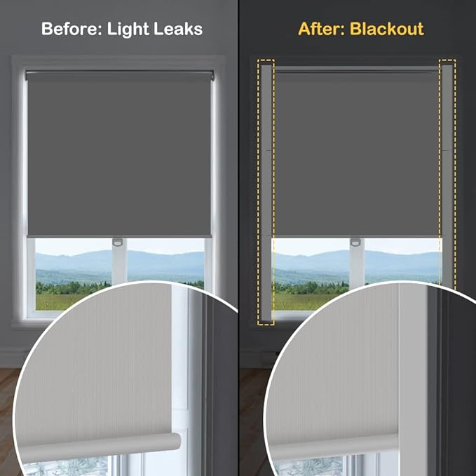 Window Blind Light Blocking Strips