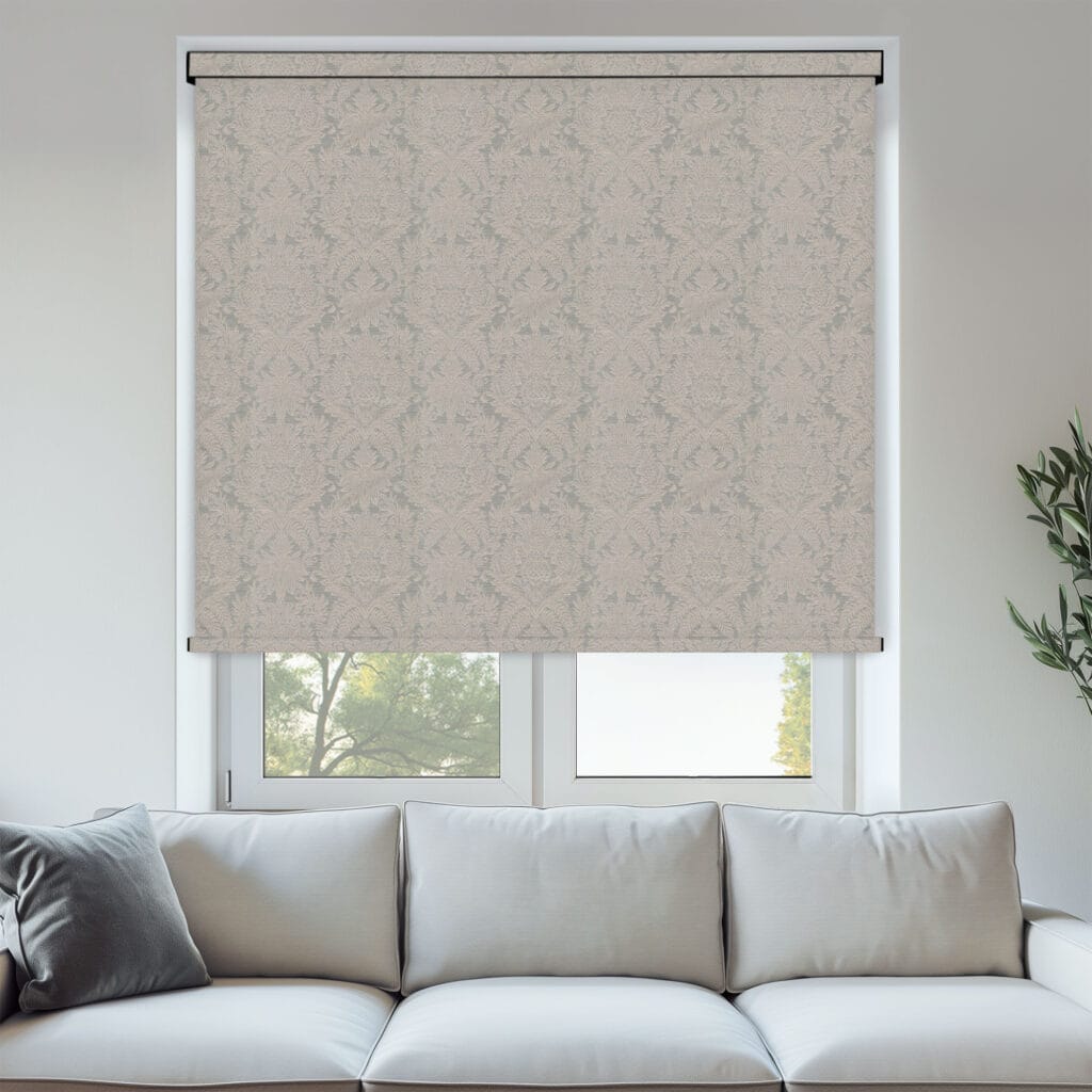 Damask Stone Blackout Roller Blind