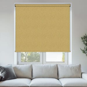 Dunham Ochre Blackout Roller Blind