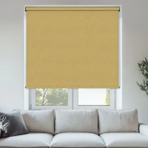 Dunham Ochre Blackout Roller Blind
