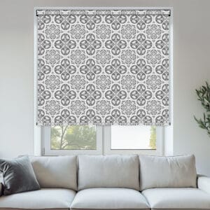 Mosaic Monochrome PVC Roller Blind