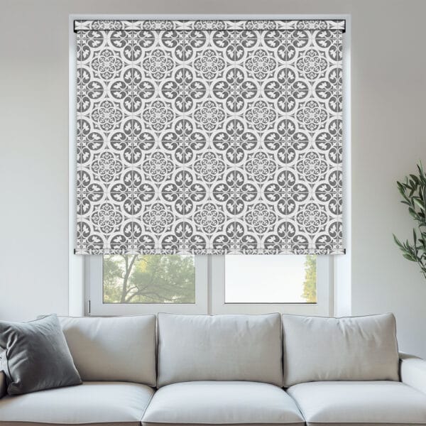 Mosaic Monochrome PVC Roller Blind