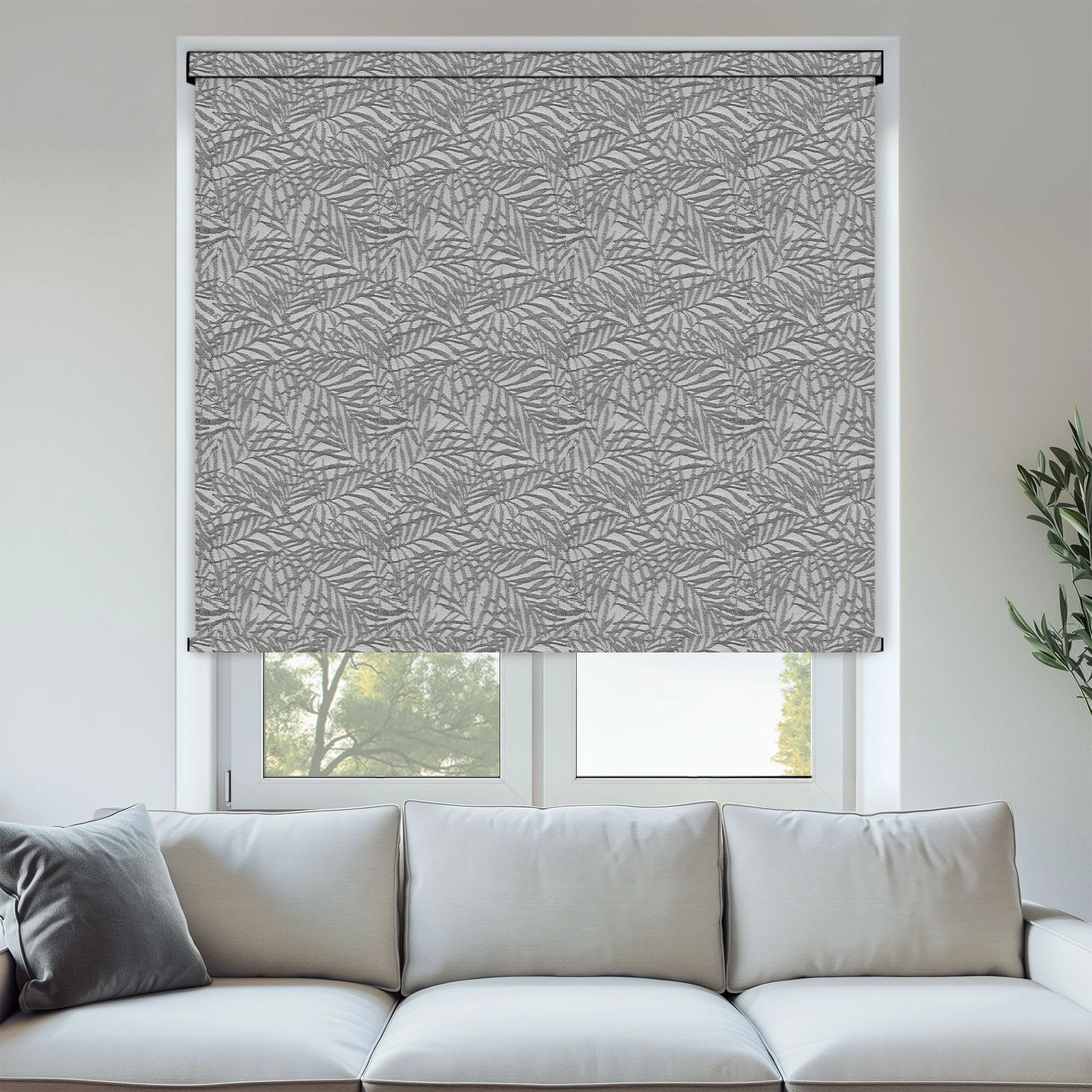 Zen Charcoal Blackout Roller Blind