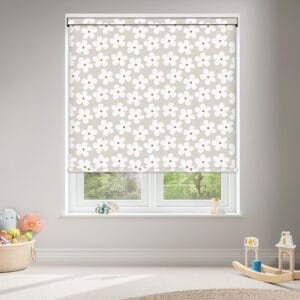 Daisy Linen Blackout Roller Blind