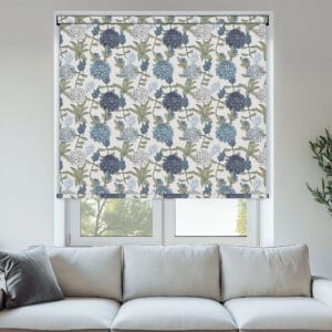 Dahlia Blue Blackout Roller Blind