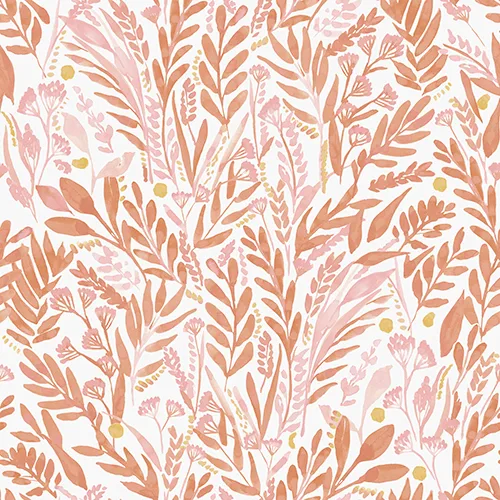 Petal Terracotta Blush Blackout Roller Blind