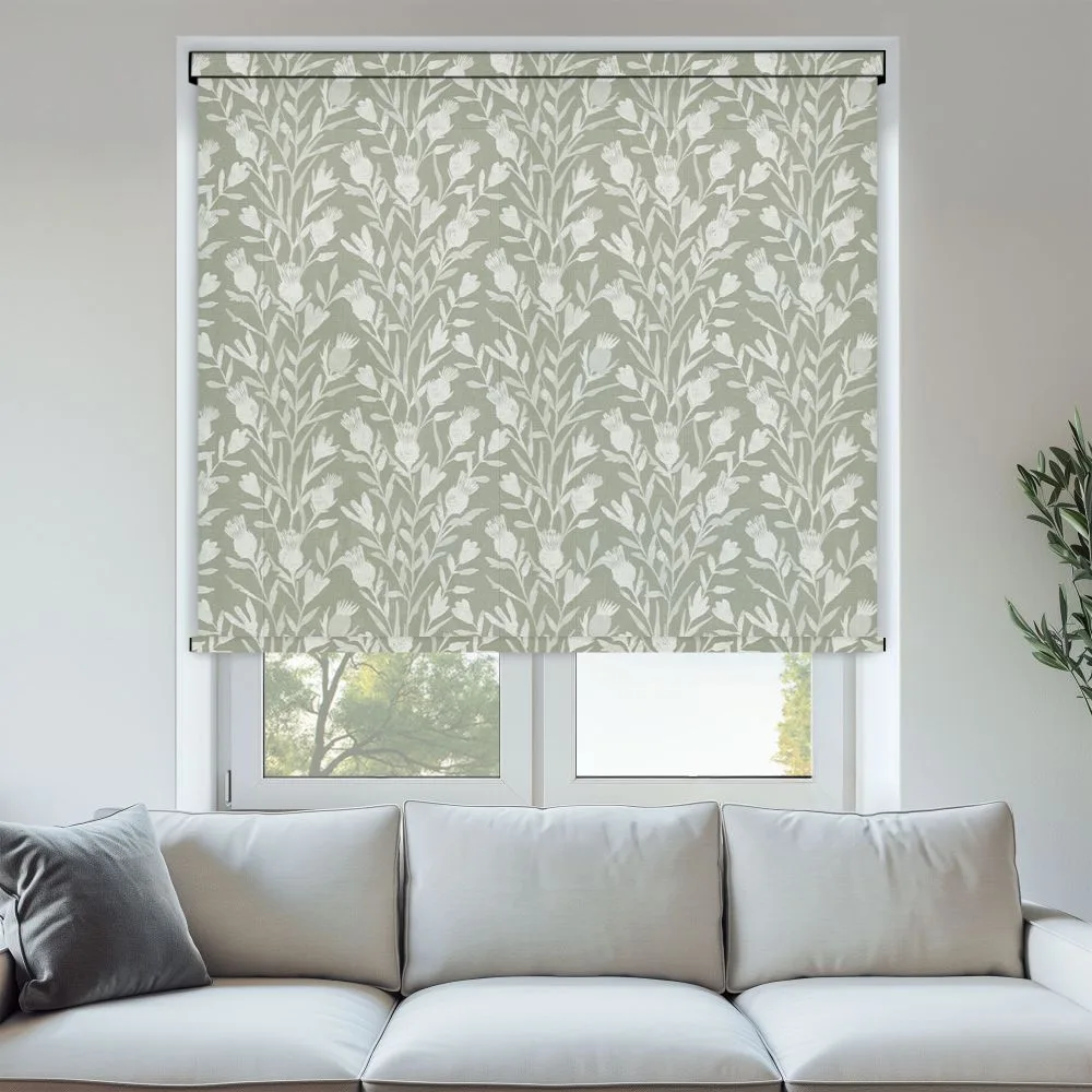 Thistle Sage Roller Blind