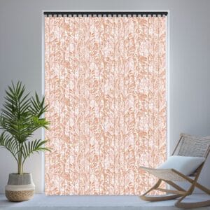 Petal Terracotta Blush Blackout Vertical Blind