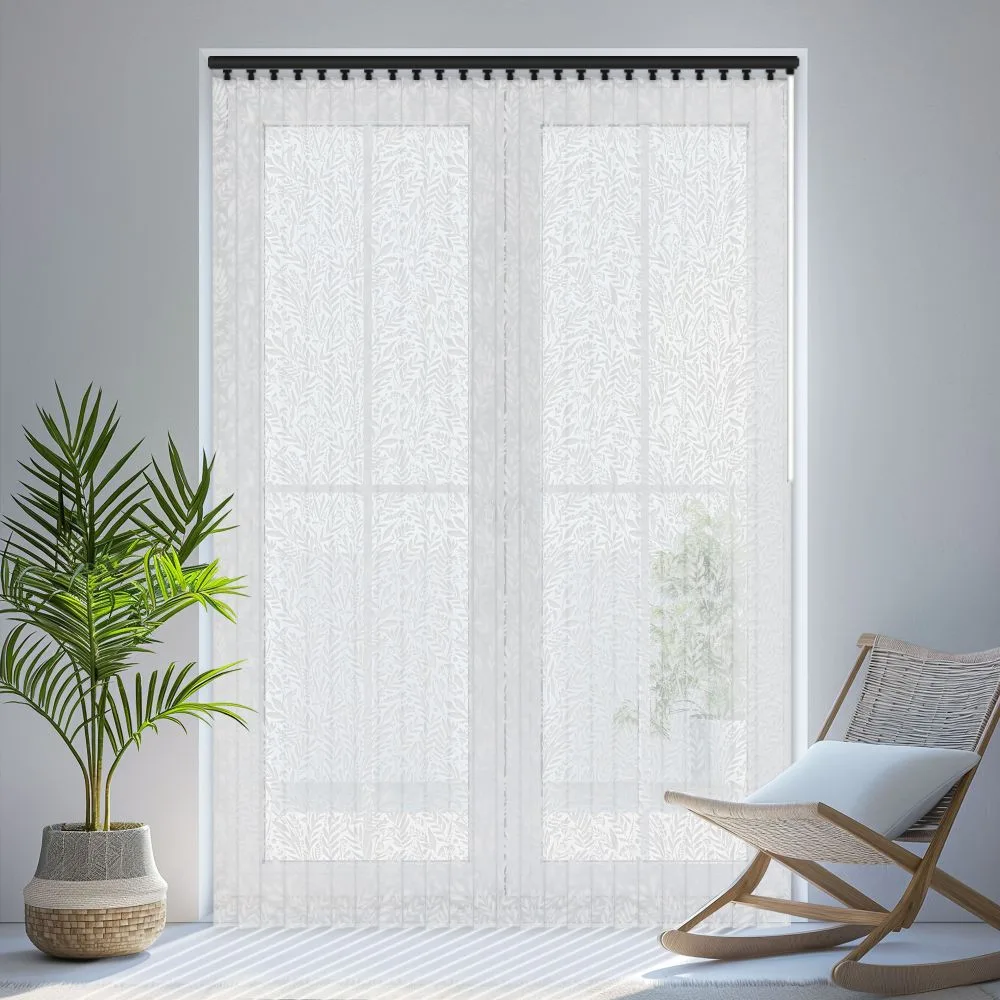 Petal White Sheer Vertical Blind