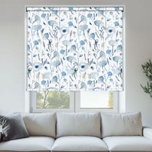 Ginkgo Inky Blue Roller Blind