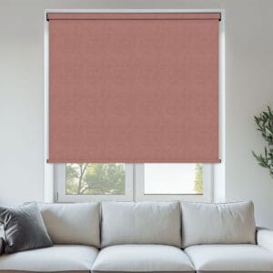 Windsor Blush Velvet Blackout Roller Blind