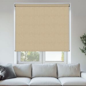 Windsor Oatmeal Velvet Blackout Roller Blind