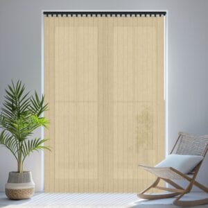 Voile Sandshell Vertical Blind